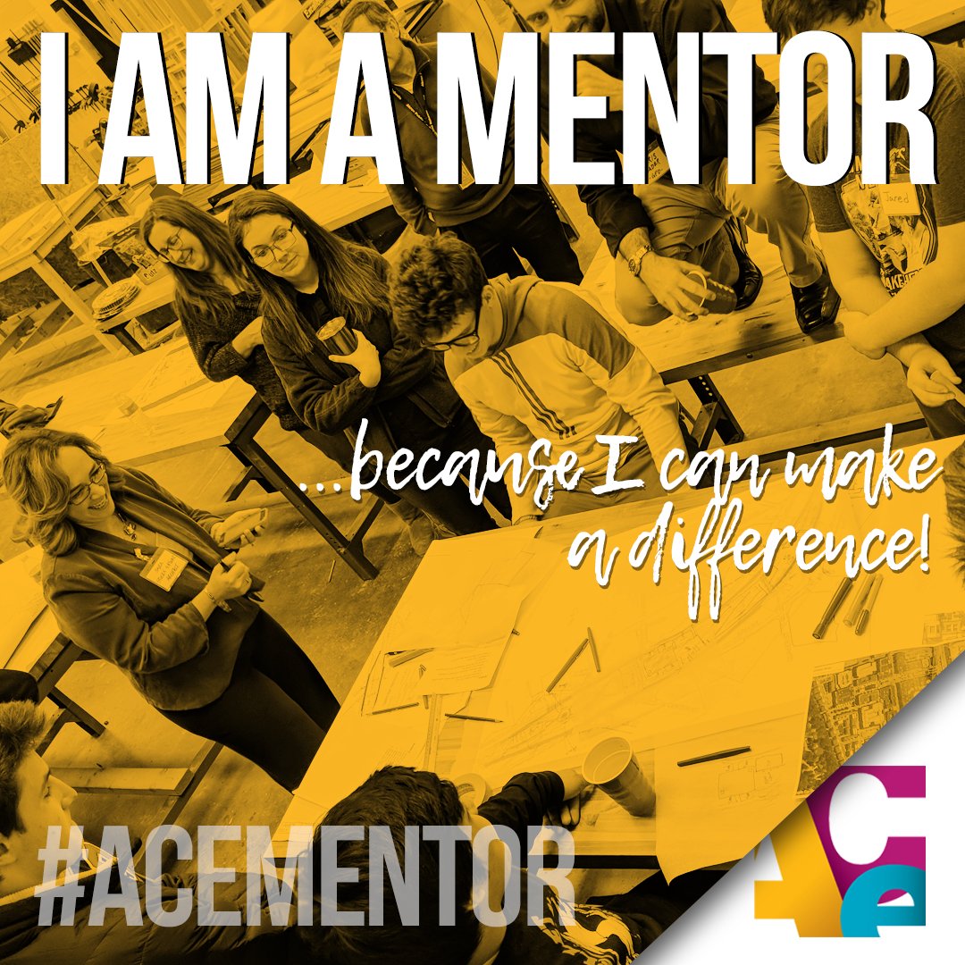 ACEMentor's tweet photo. Today is 'I Am a Mentor Day' - which is a time to celebrate and reflect on the impact and beauty of mentoring. Share a story with someone about your mentoring experience.  
Thank You #acementors #mentor #inspiration https://t.co/K5FlfqwBGd