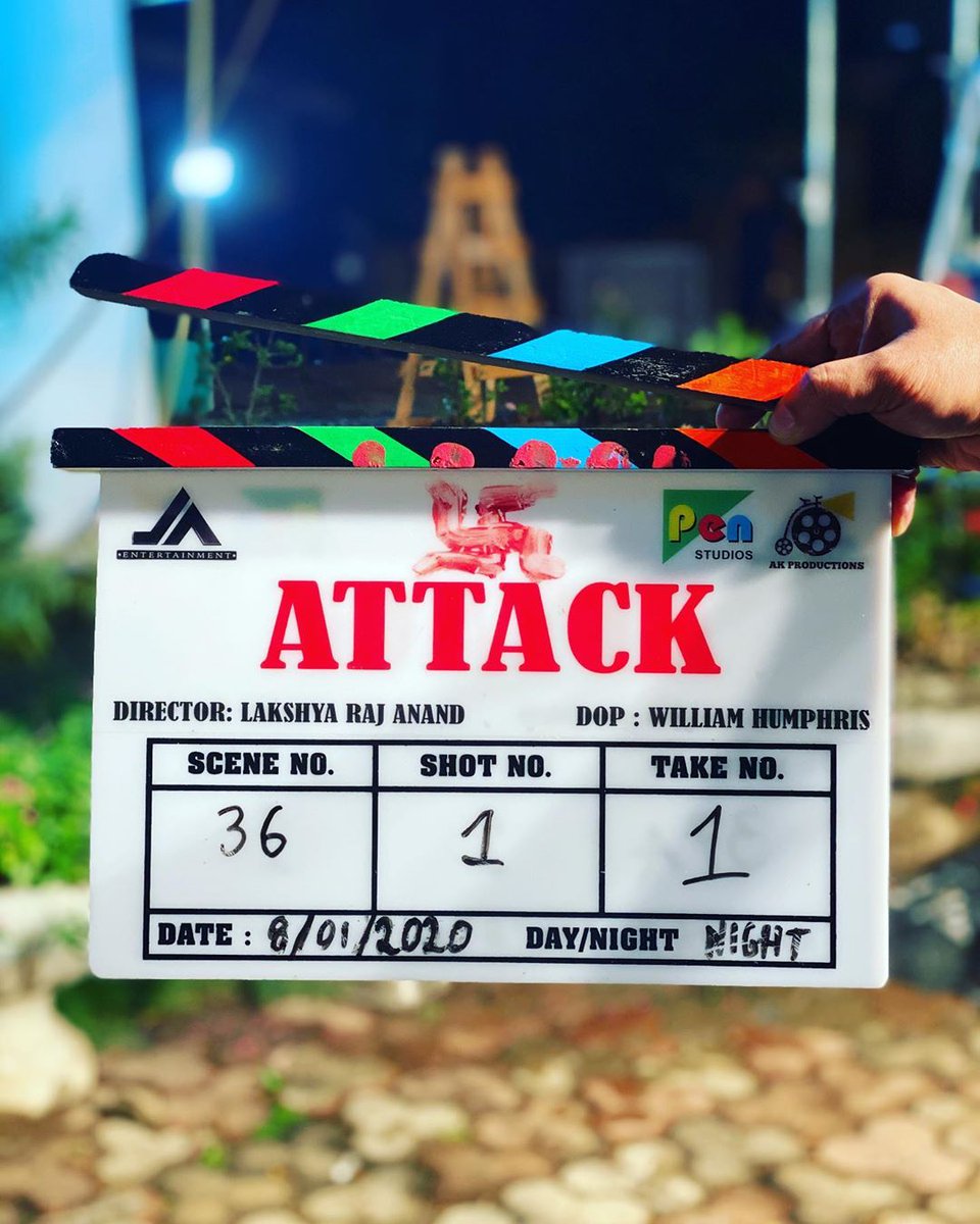 hunkymedia's tweet photo. John's Upcoming Movie 😍 
Attack Shoot Begins!

@TheJohnAbraham @Asli_Jacqueline @Rakulpreet @PenMovies @jayantilalgadaofficial @johnabrahament #ajaykapoor #akproductions @lakshyarajanand@yogendramogre @minnakshidas @sanyukthac https://t.co/x5HB4VnPCH