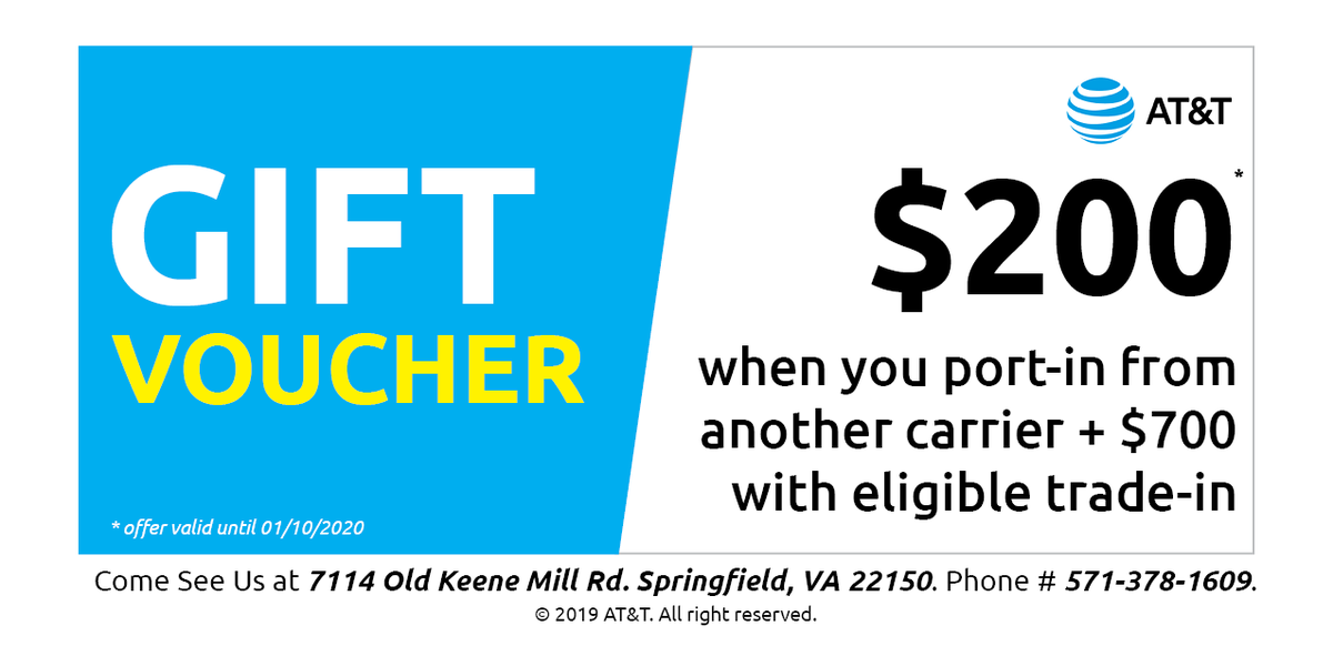 att_springfield's tweet photo. Credit ends 1/10/2020. Come get yours soon!! https://t.co/A12VTFtgLd