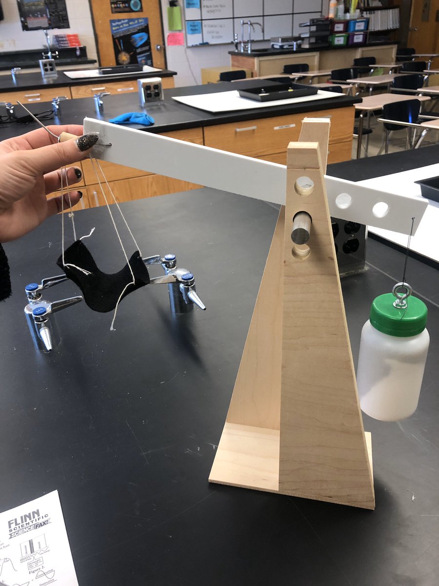 Students did a great job building trebuchets in class. We’ll be using their devices to study projectile motion and energy over the next few days.