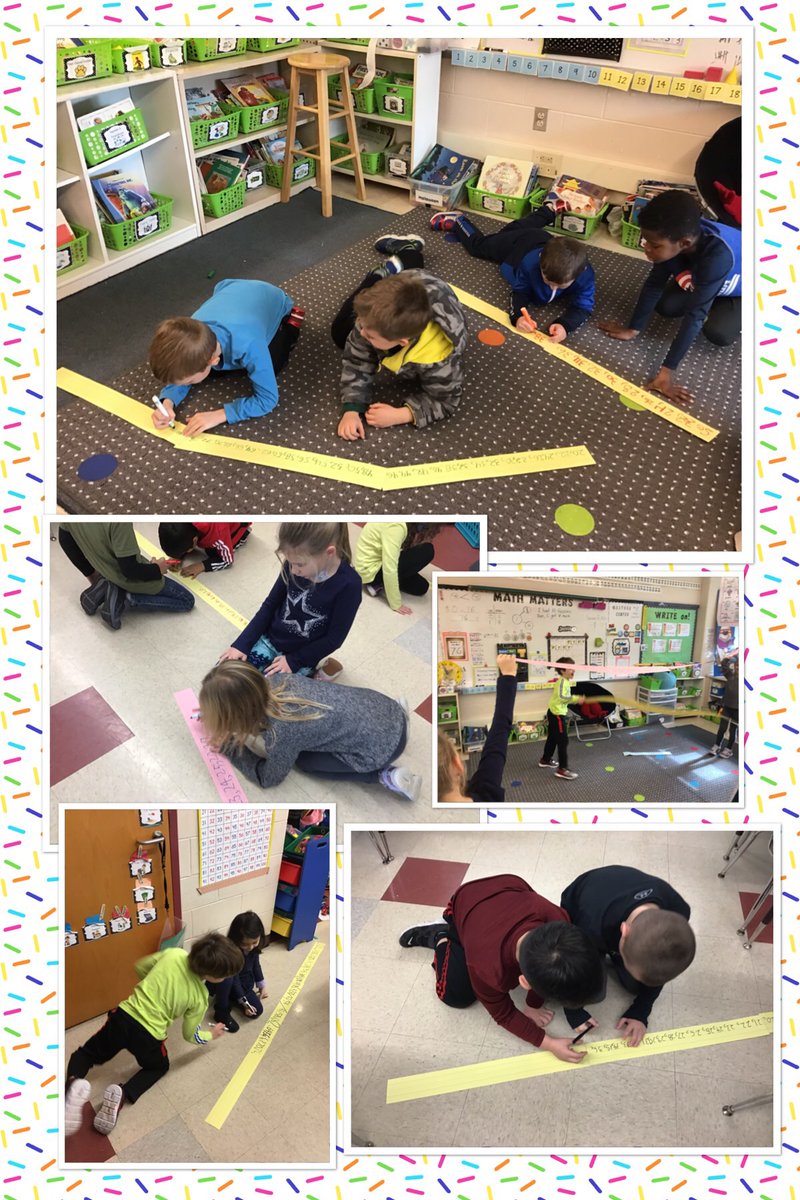 Ss worked together to create and extend number patterns!  We celebrated their hard work with a number pattern parade! <a href="/CBtmfoster/">Tricia</a> @BridgetPustayCB <a href="/MIF4Educators/">Math in Focus</a>  #106wonders #southside