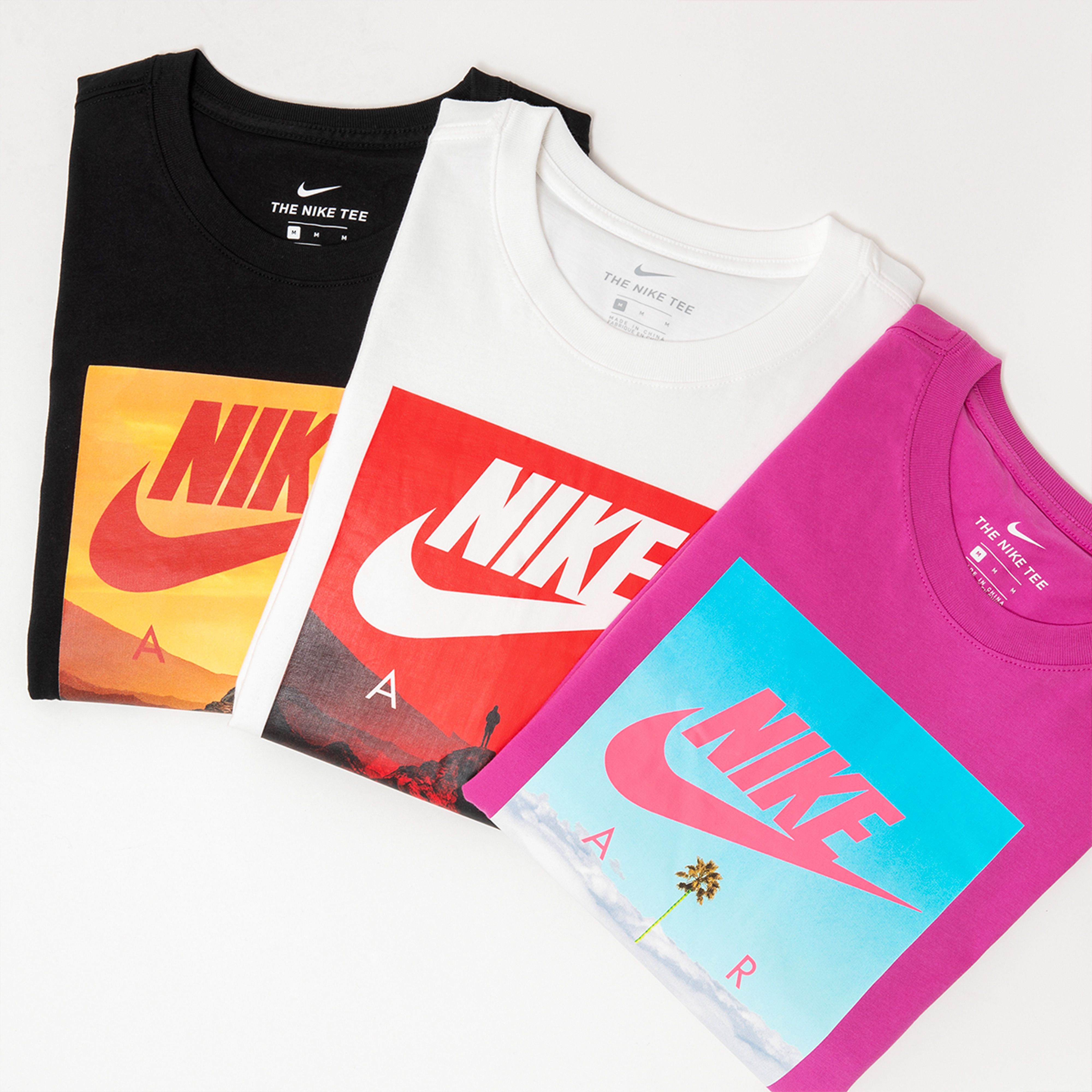 Graphic hot sale nike tees