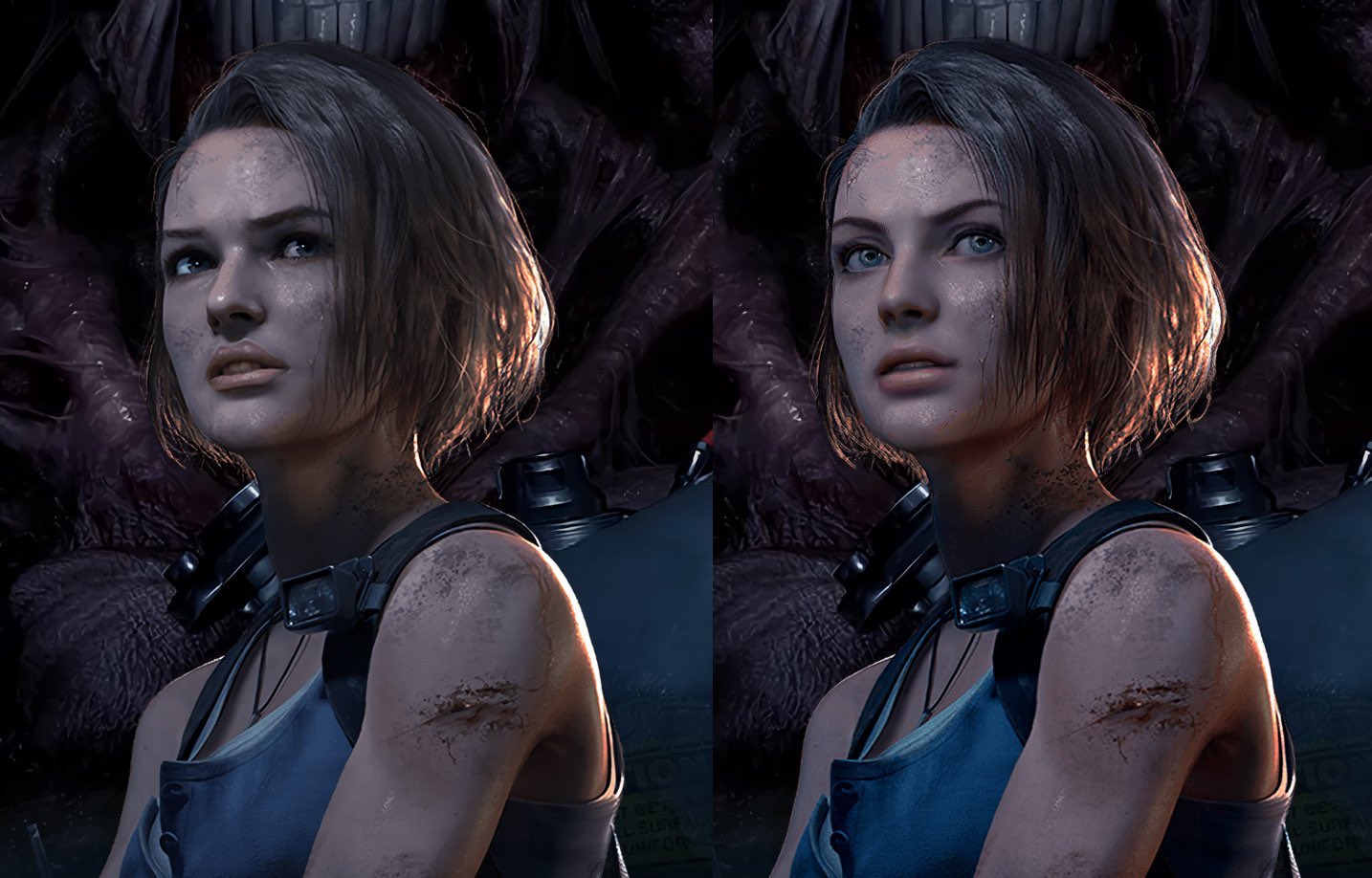 Check out this edit of Julia Voth’s face over the new Jill Valentine in RE3...