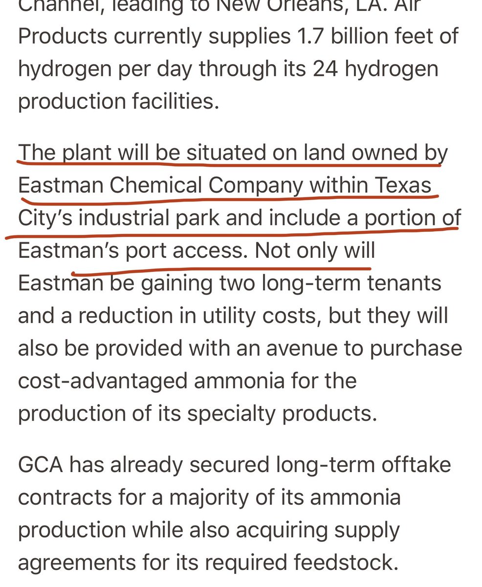 developgalvestoncounty.com/press-release/… When I started here folks told me we had a legit lead for an ammonia plant and a methane plant. When you look at where these are built and what it takes you should know better. We now know better, but will we plan to attract something of this caliber?