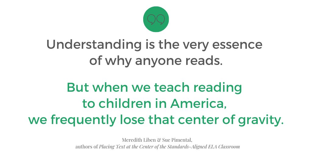 learnwithSAP's tweet photo. A text-centered approach to reading instruction is more effective than a strategies-centered approach. Don't miss this Aligned blog post--or the linked paper it discusses! https://t.co/QDwYCmxQh3  #elachat  #teacherchat https://t.co/ojoQgUYQLc