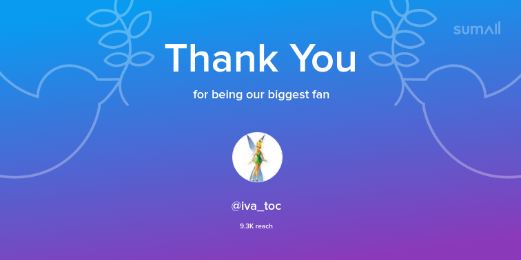 chaihonglum's tweet image. Our biggest fans this week: iva_toc. Thank you! via sumall.com/thankyou?utm_s…