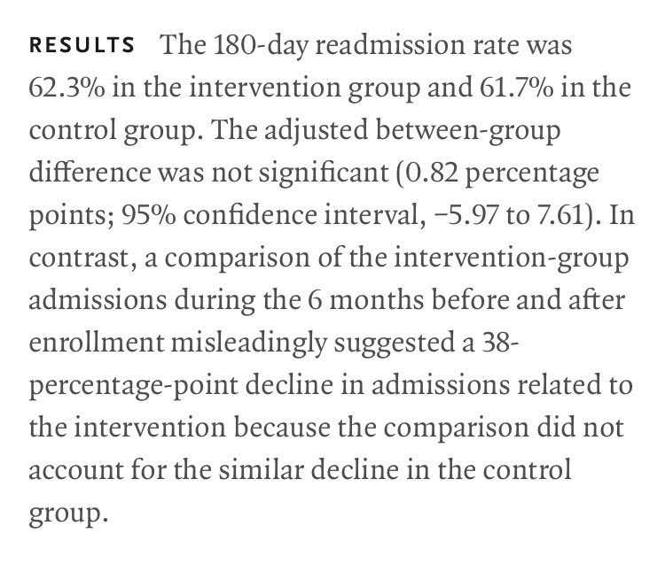 I’ve been waiting and wondering since then if a RCT would be done and whether it would show the same results as pre-post reports. It seems that the answer for now is “no.” (3/)