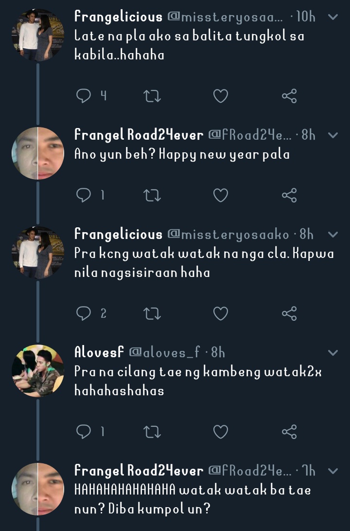 weStanFrankiAna's tweet photo. Kung pagchichismisan nyo fandom namin, siguraduhin nyong tama info nyo..  😅😂😋
Red bytes pala ah...   Hehehehe https://t.co/Lh0nhDUFzo