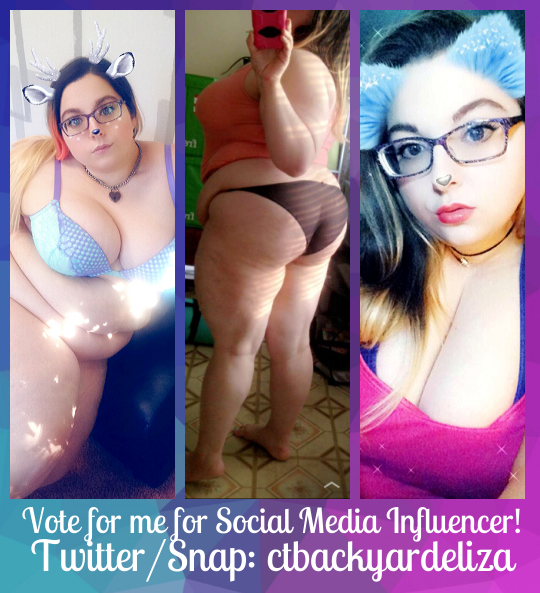 Please vote for me for Social Media Influencer of the year in the @ManyVids Awards  I've placed in the<a href="/tag/femdom"class="tags"><span>#femdom</span></a><a href="/tag/bbw"class="tags"><span>#bbw</span></a><a href="/tag/nsfw"class="tags"><span>#nsfw</span></a><a href="/tag/girlongirl"class="tags"><span>#girlongirl</span></a><a href="/tag/cosplayporn"class="tags"><span>#cosplayporn</span></a>