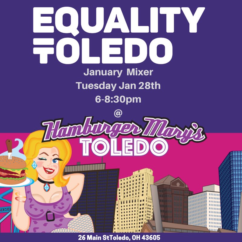 Our first mixer of 2020 at #hamburgermarystoledo