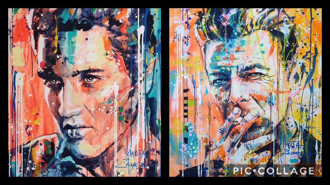 marta_zawadzka's tweet photo. Double Musical Birthday
Happy Birthday Gentlemen 🧡🧡🧡
Elvis Presley (1935) and David Bowie (1947)
#davidbowie #bowie
#artwork #rocknroll #elvisportrait #elvislove #elvisstillalive #painting #passion https://t.co/LoxyrJXVct