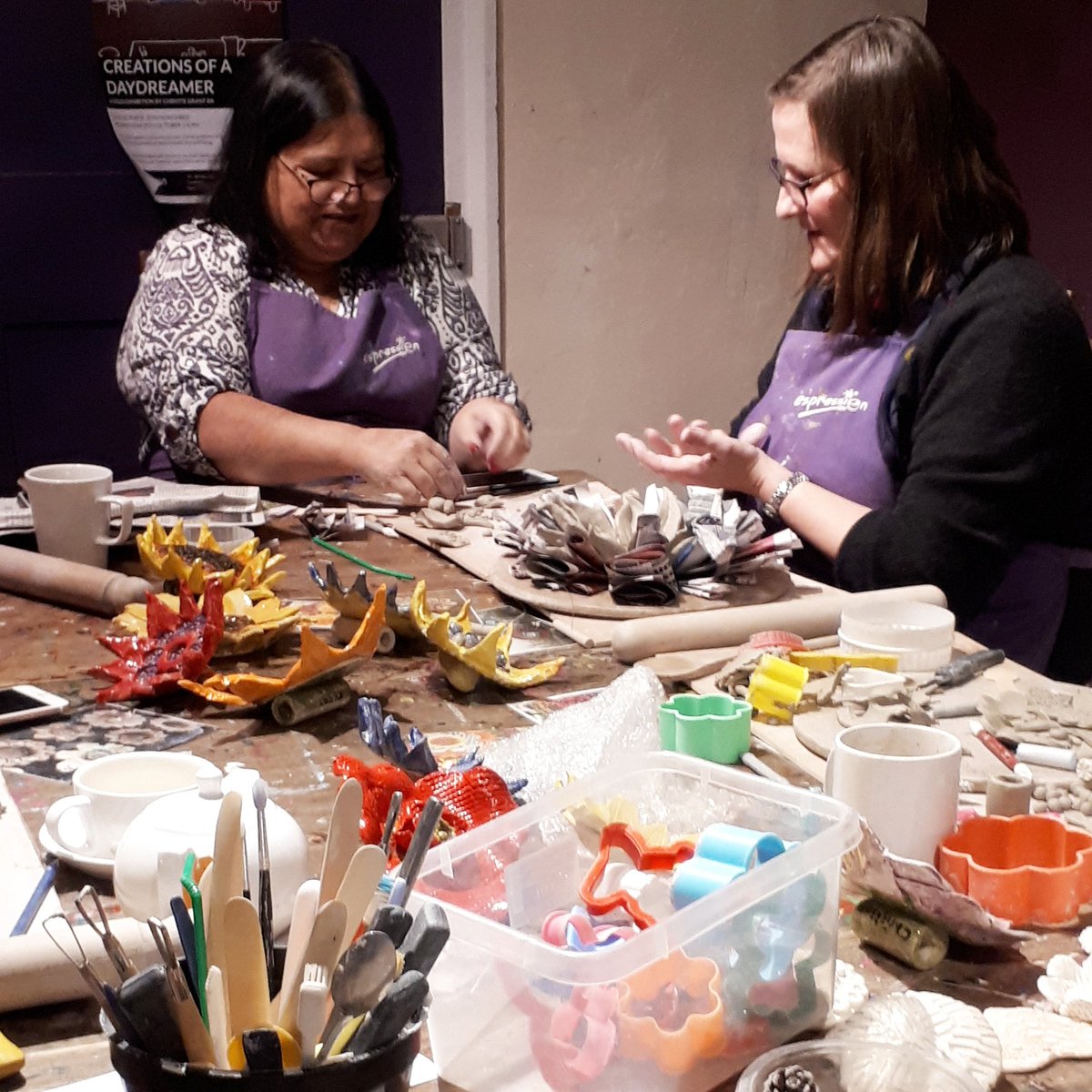 We have designed a wonderful new 5 session course for adults to have a go at making beautiful things from clay! #newskills #fun #meetnewpeople Group booking for work events, friends or family celebrations! #notjustforkids Catherine@Espression.co.uk for details