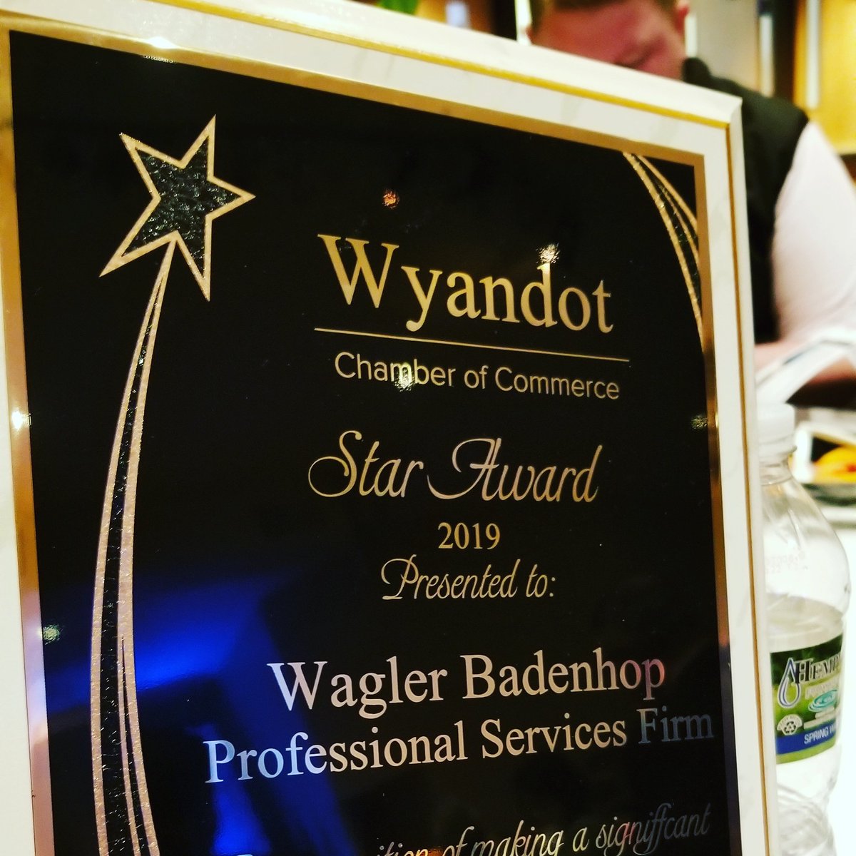 WBprfserv's tweet image. Star Award at the Wyandot County Chamber Annual Meeting this morning!  This award was earned by our entire staff and every member deserves a share of credit.  Our award winning staff is ready to help you with all your accounting, tax, and payroll needs.