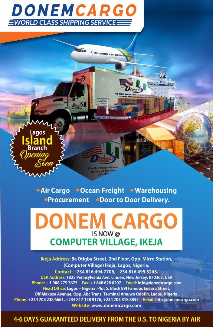 Donem cargo International Shipping tweet media