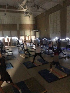 Standing yoga poses today!  #Yoga #calm #prideinourmind #prideinourstrenth <a href="/FMS_BCPS/">Franklin Middle BCPS</a> <a href="/FMS_PE/">FMS Phys Ed Dept</a> <a href="/FMSPTA/">FMS PTA</a>