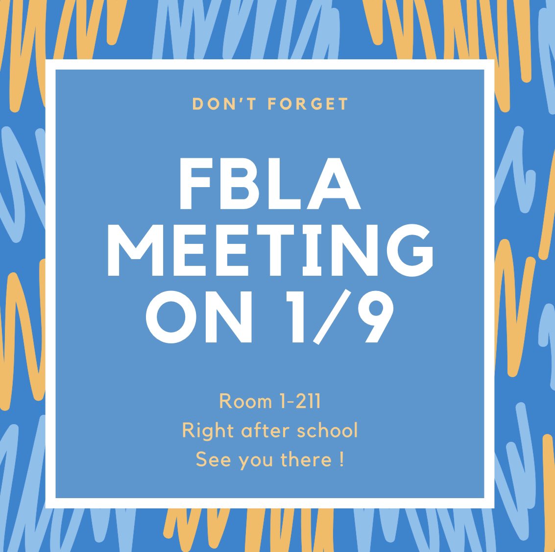 FivayFBLA's tweet photo. Don’t Forget FBLA Members! https://t.co/kbYH5YWfxk