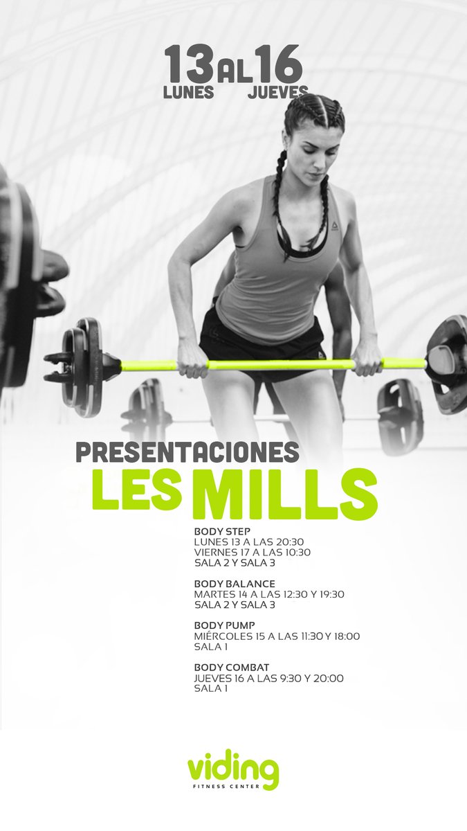 Body Step 👟🎶, Body Balance🧘‍♂️, Body Pump 🏋️‍♀️ y Body Combat 🥊. ¿Os apetece retomar de nuevo las clases? Pues no os perdáis las presentaciones de la semana que viene. ¡Empezamos nuevas coreografías! 👏 ¡Os esperamos!