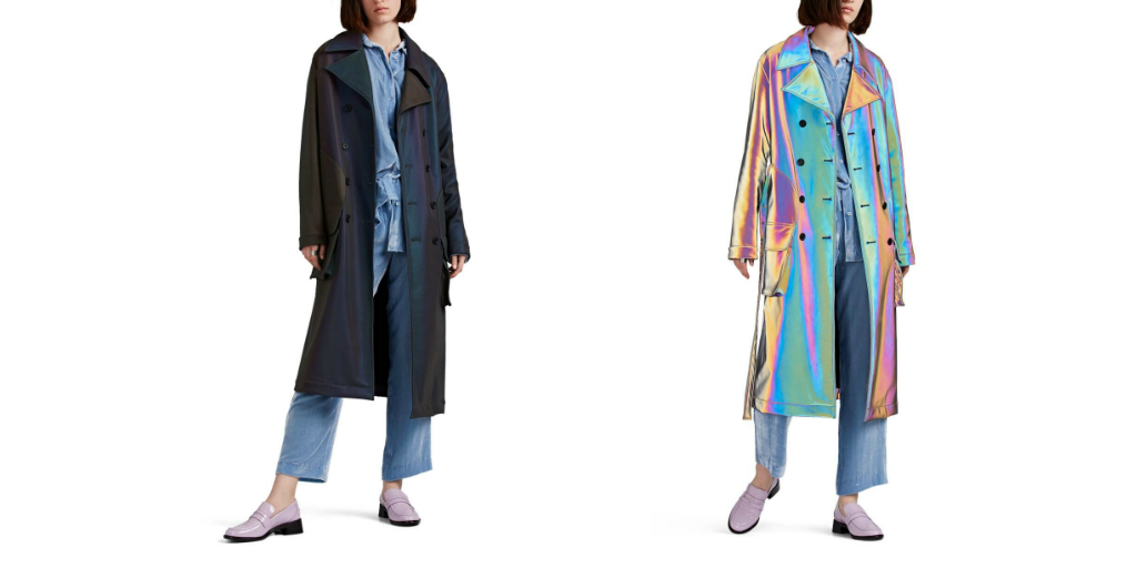 celine colorblock coat