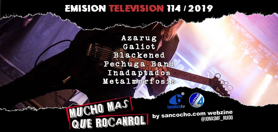 Mucho mas que RocanRol TV 114 / 2019 [bit.ly/2N8E6Kh] [<a href="/JonasMF_Ruido/">Jonas MF</a>]