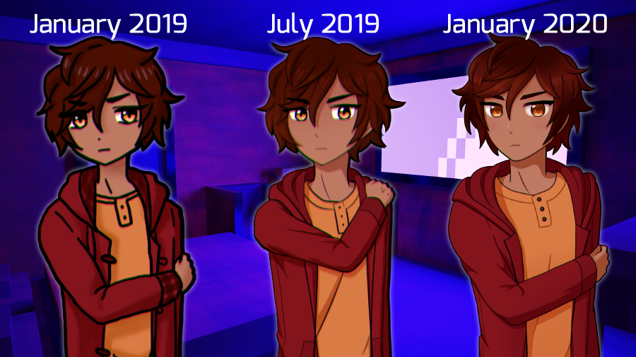 KigyoDev's tweet photo. 2020 is off to a great start! 🎉

Saeva's sprite has evolved a lot over the past year! I'm really happy with how he turned out.
Up next week is Effera, but if you're impatient you can already take a look at her now: https://t.co/T0GSiFNgwA

#indiedevhour | #visualnovel | #gamedev https://t.co/L9c1HO9taX