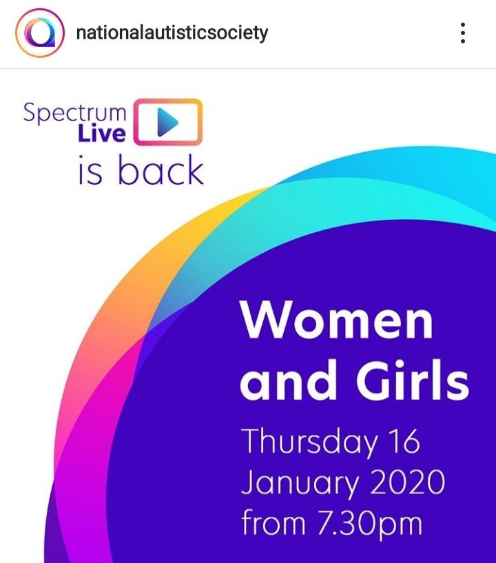 Will definitely be tuning into this #spectrumlive piece by the NAS @Autism next Thursday!
#women #girls #autism #inclusion #education