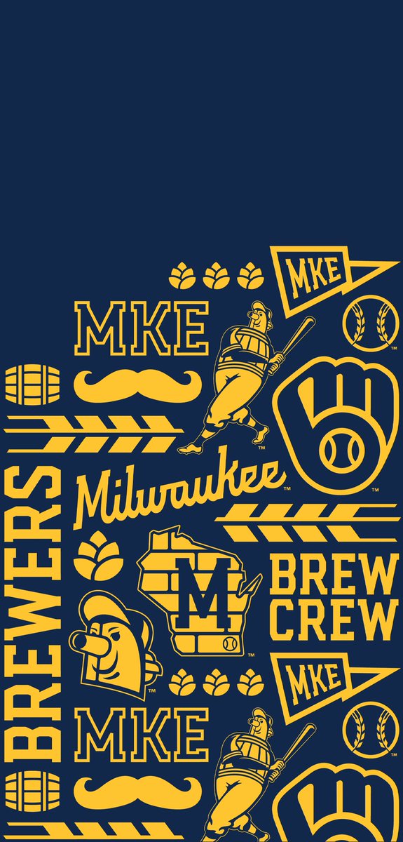 Milwaukee Brewers on X: Desktop ☑️ Lock Screen ☑️ Home Screen