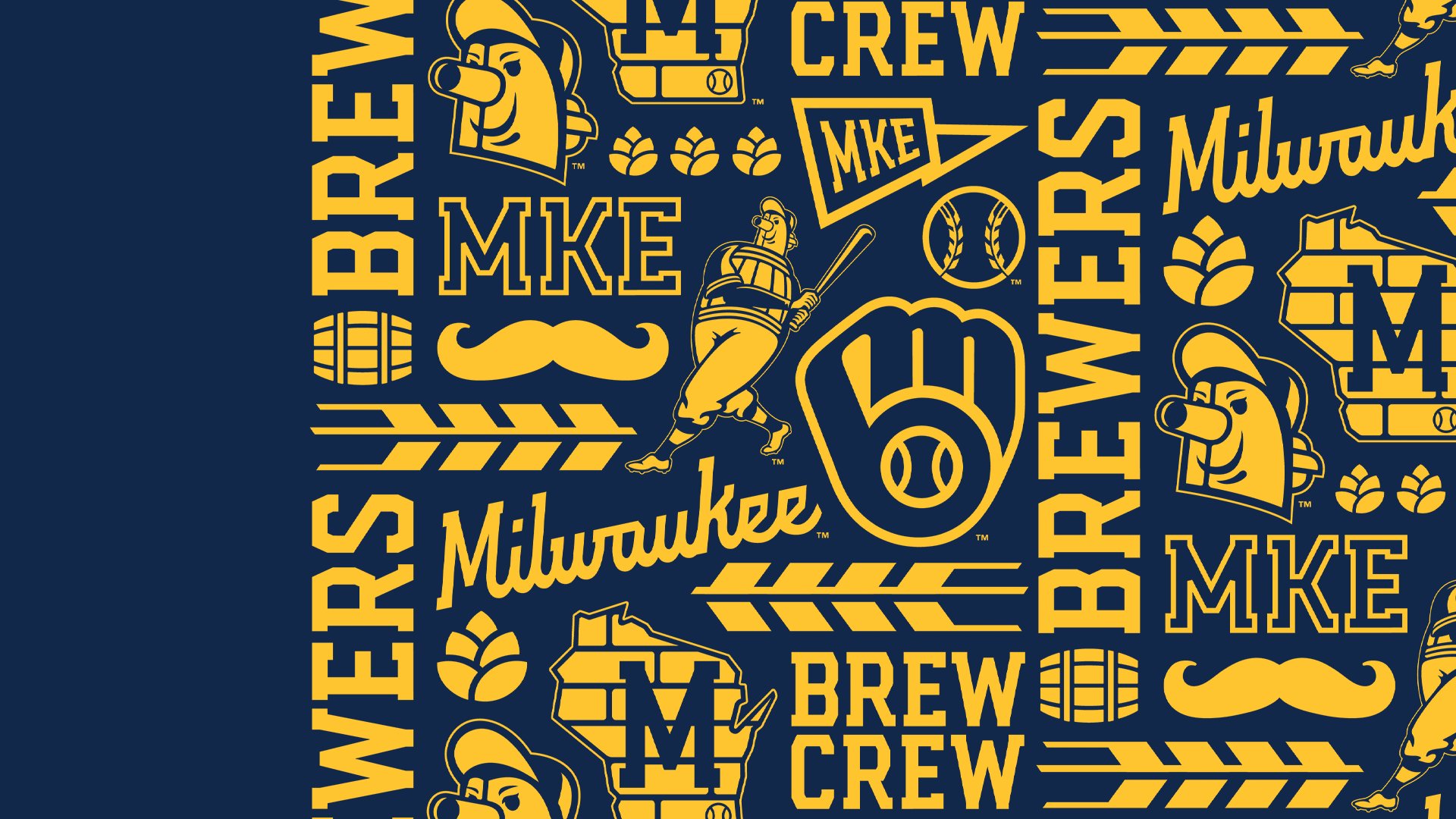 Download Milwaukee Brewers Evolution Of Logos Wallpaper  Wallpaperscom