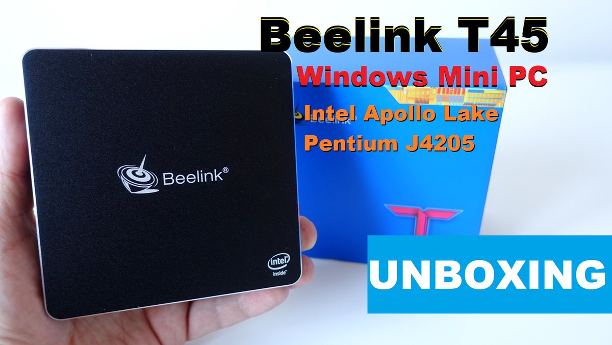 AndroidSmartTV's tweet photo. #Beelink T45 #MiniPC powered by Intel Apollo Lake Pentium J4205 #Unboxing (Video) @YouTube ⏩https://t.co/vxVBLy8tCT @Beelinkofficial @AzwBeelink #BeelinkT45 #WindowsMiniPC #ApolloLake https://t.co/m9J81l1EOk