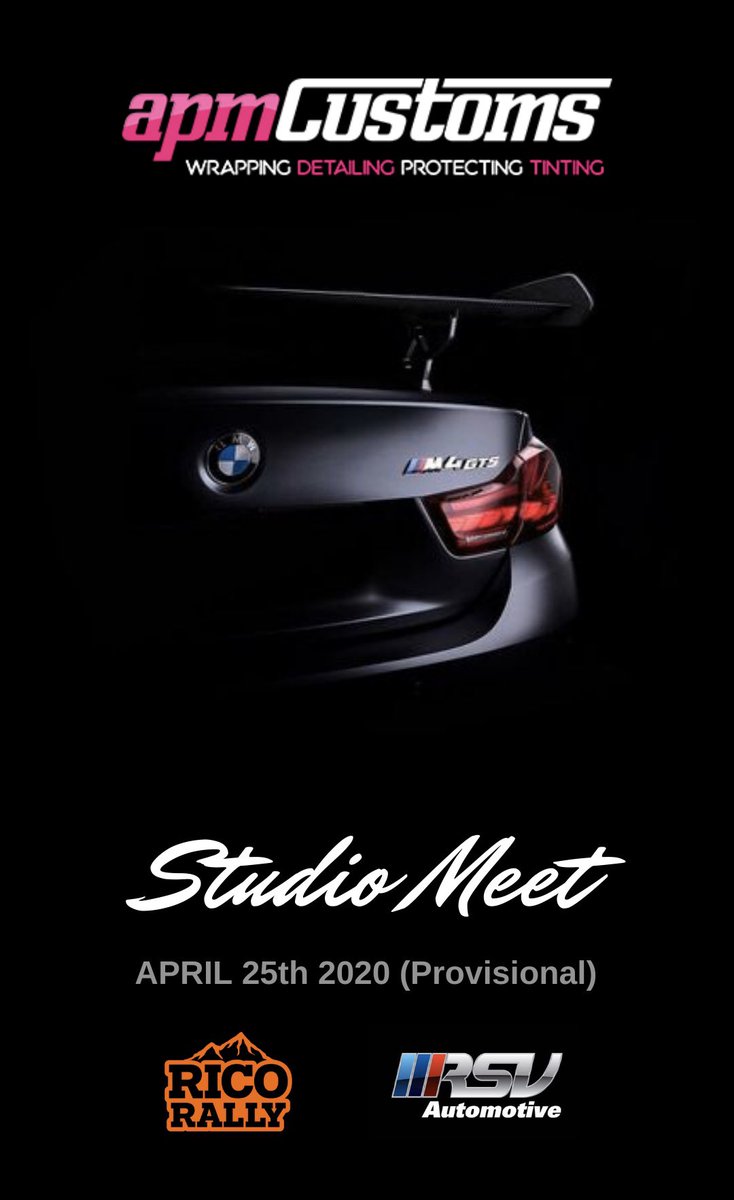 Preparations are now in place for the APM Studio Meet 2.0! Make a note in your diary folks, we’re on for a belter 🏁 #APMCustoms