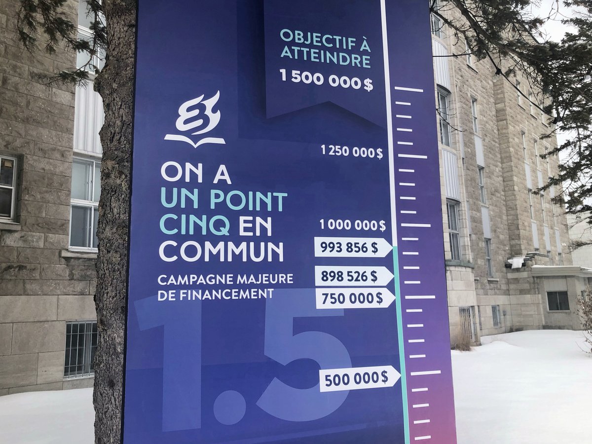 Même si c'était les vacances, la campagne majeure de financement n'a pas pris congé et a continué de bien progresser! Nous venons d'atteindre 993 856$! Nous sommes presque au 2/3 de l'objectif d'atteint. 🌟 #lanaudiere #monCEB #collegeestherblondin #philantropie