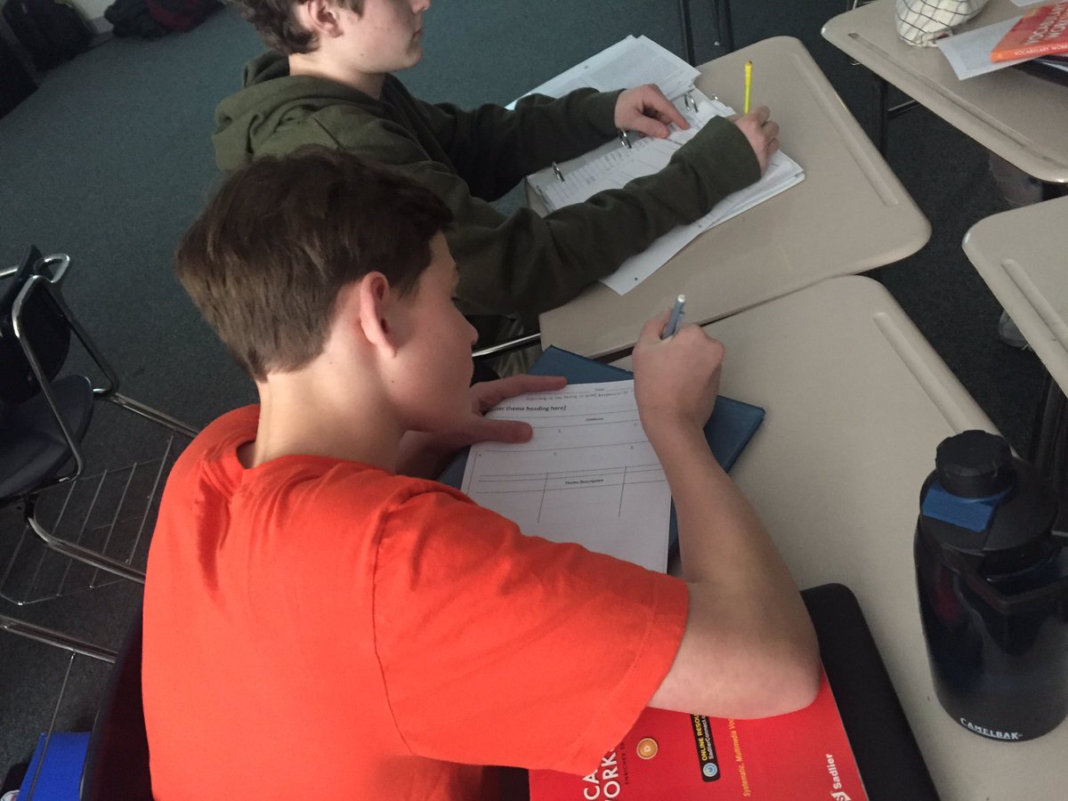 MrsGZ5's tweet photo. Getting our Literature Circle roles for our first independent circle on Friday! #boyintheblacksuit #HCSDLI @SpainPark https://t.co/3A3eteoCgb