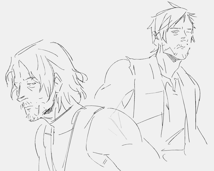 id like to thank n*rman r**dus for having arms
(im on s3 of TWD) 