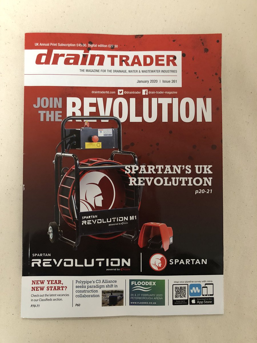 Front page news!! #spartanuk #draintrader