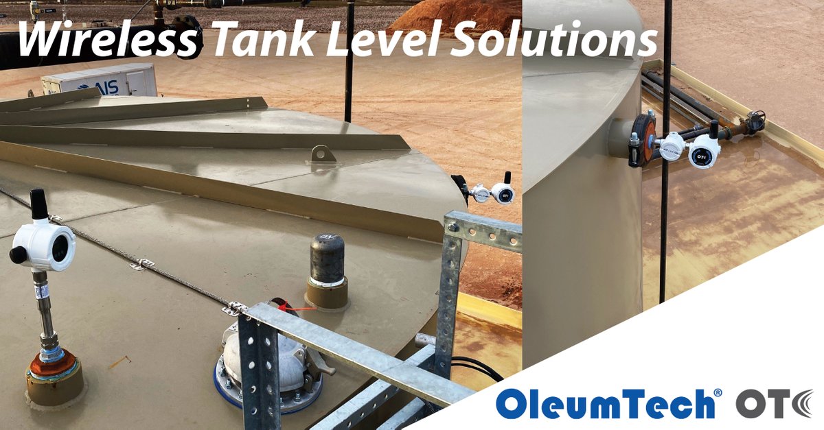 oleumtech's tweet image. OleumTech offers best-in-class wireless #tanklevel solutions, providing product (oil) level, interface (oil/water), temperature and high level detection. Discover which solution is best for you: oleumtech.com/products/otc-w…

#levelsensors #oilandgas #industrialautomation #iot #iiot