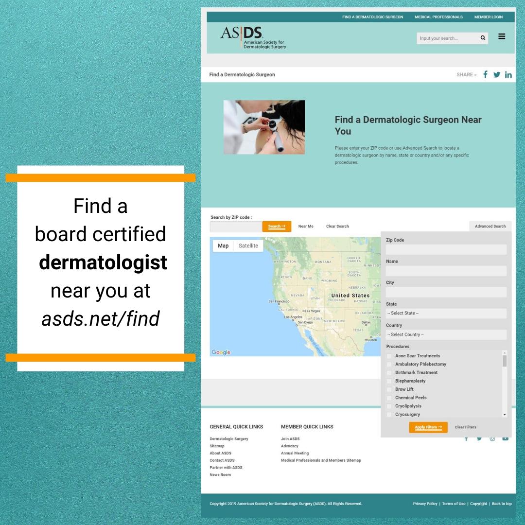 Whether you're fighting #skincancer or want to know how to prevent it, no one is more qualified to help than ASDS members – the true skin experts with board certified training. asds.net/find #ASDSSkinMD