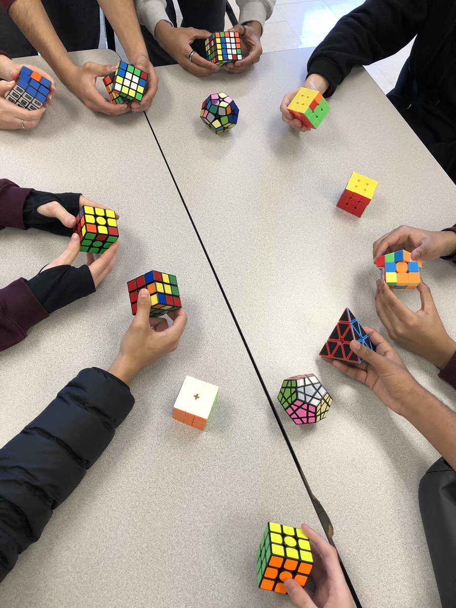 PWarecki's tweet photo. First ever meeting of Cru Cubing Club. Go Cru Cubers! https://t.co/JqFibkQJkg