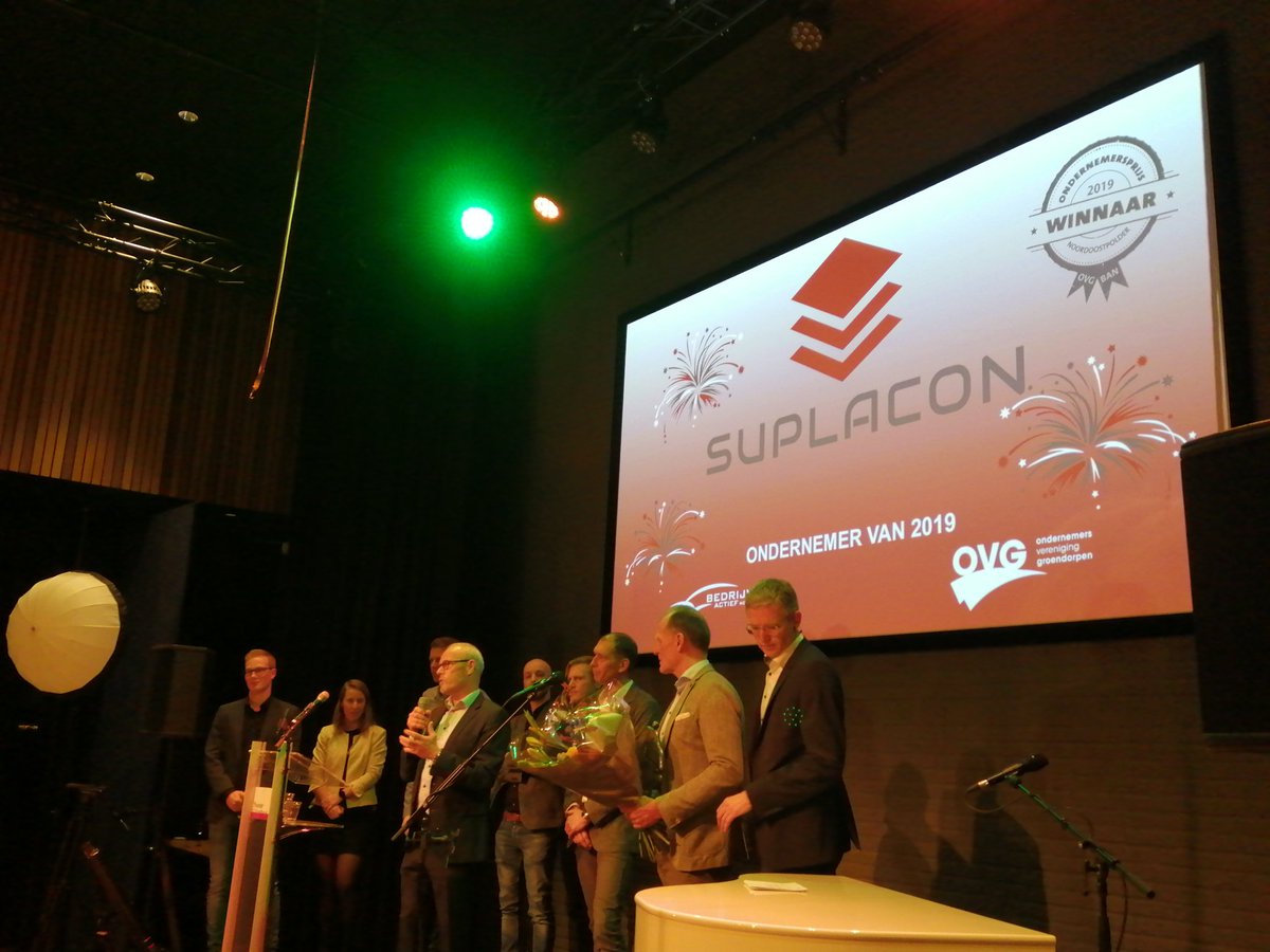 Suplacon is winnaar van de ondernemersprijs 2019, van harte gefeliciteerd! #maakindustrie <a href="/GemeenteNOP/">Noordoostpolder</a>