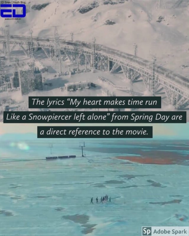 Download Vivi On Twitter I Loved Bong Joon Ho S Work After I Discovered His Movie Snowpiercer Was Referenced In Bts Twt S Song Mv For Spring Day They Also Both Tackle Sociopolitical Issues In Their Work