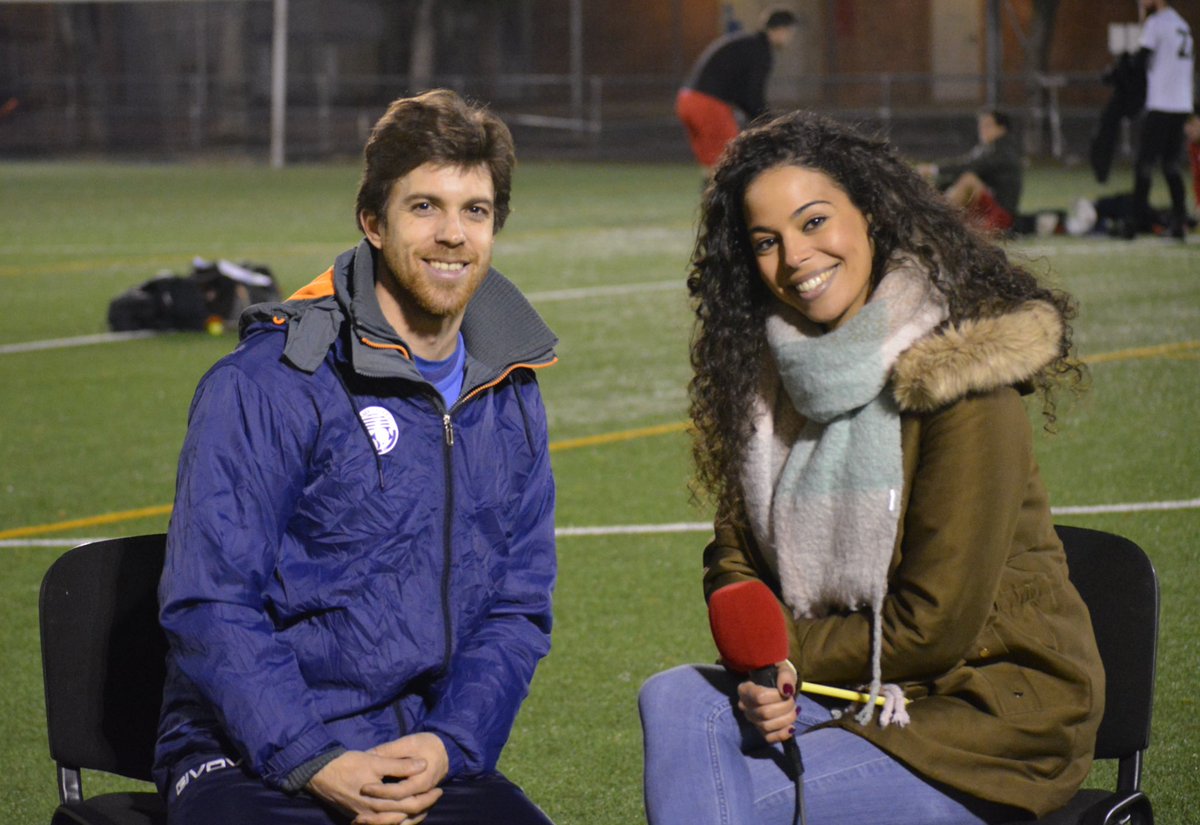 ChamartinFC's tweet photo. ¡Tenemos la visita 🔝 de @telemadrid! Próximamente 🆒 MON y el @ChamartinFC en la TV 📺 #VamosChamar https://t.co/pJfTEtejac