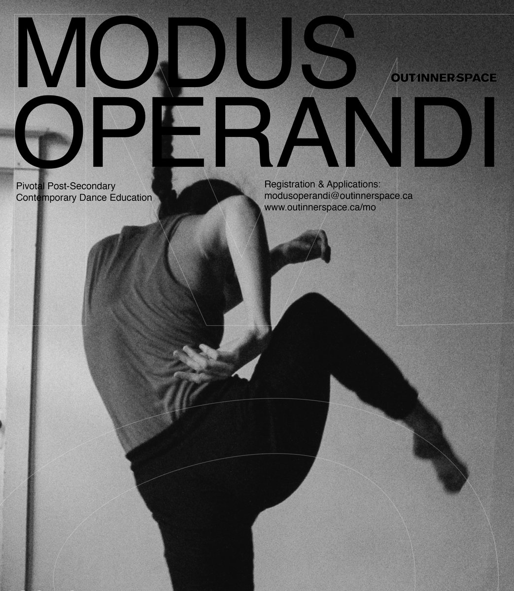 Registrations for Modus Operandi Spring &amp; Summer #Intensives now open! Apr 16-18 &amp; July 27-31. 
#Auditions for 2020-21 season Apr 19 and Aug 1.
Info and forms outinnerspace.ca/mo

PC: David Raymond with Kylie Miller

#dance #yvrarts #dancers #training