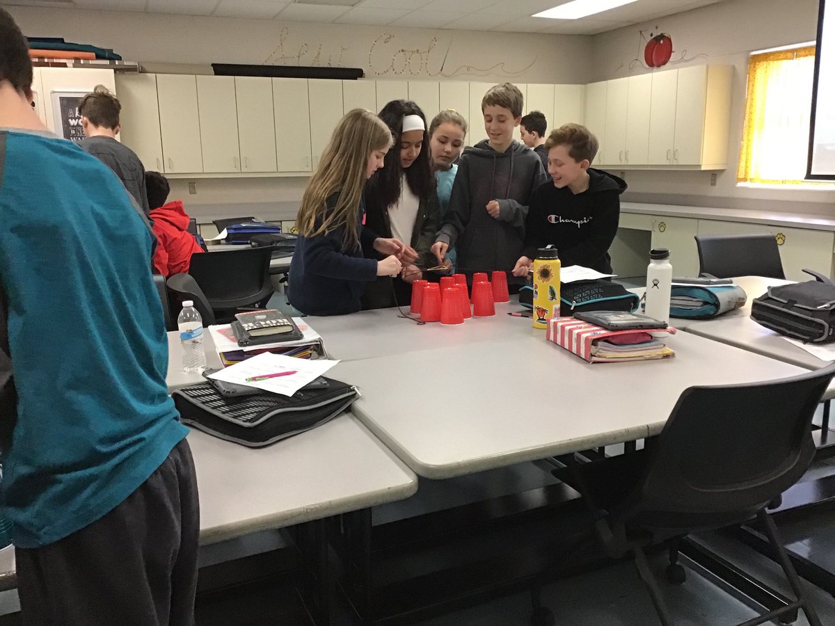mrsdfacs's tweet photo. Team building in Leadership 6 class. ⁦@CTMSBulldog⁩ https://t.co/RtSsXmdIUN