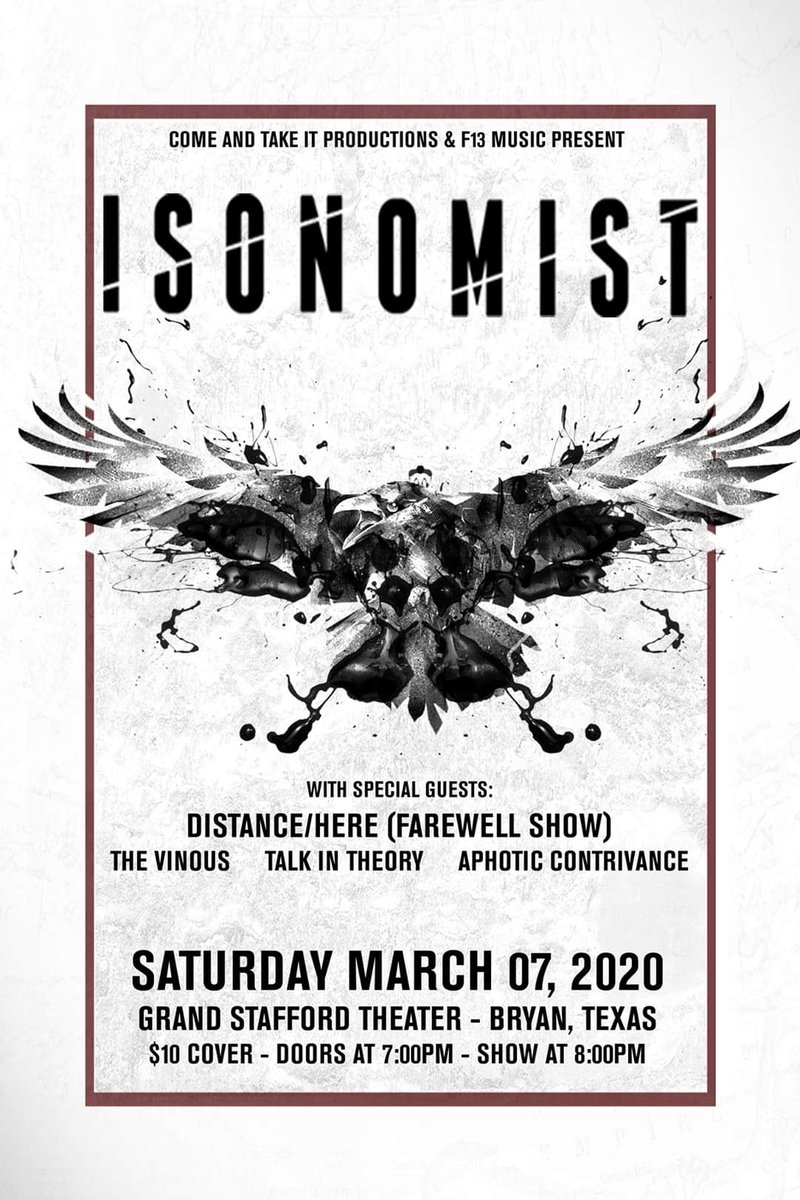 One last show. Come out and help us end this the right way