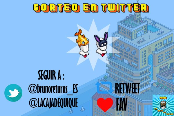 LaCajadeQuique's tweet photo. Sorteo de un Sombrero pez y una Mascara de conejo
para Participar sigue los siguientes pasos:

1.- Seguirme 
@LaCajadeQuique
 y seguir a @BrunoReturns_Es  
2.- Darle RT y MG
3.- Etiquetar a un amigo (opcional)

Los 2 ganador lo diré el Domingo 12 de Enero..

Suerte a Todos.. https://t.co/SeN9PWtpIK