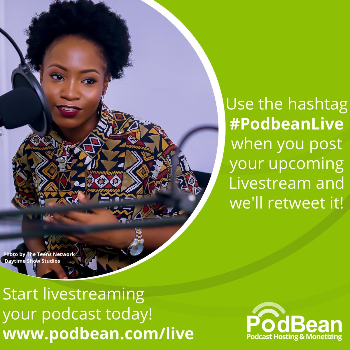 Got an upcoming Livestream!  Use the hashtag #PodbeanLive when you post your upcoming  Livestream and we'll retweet it!

#podcast #podcaster #podcasting #podcasts #podcasters #podcastlivestream #livestream