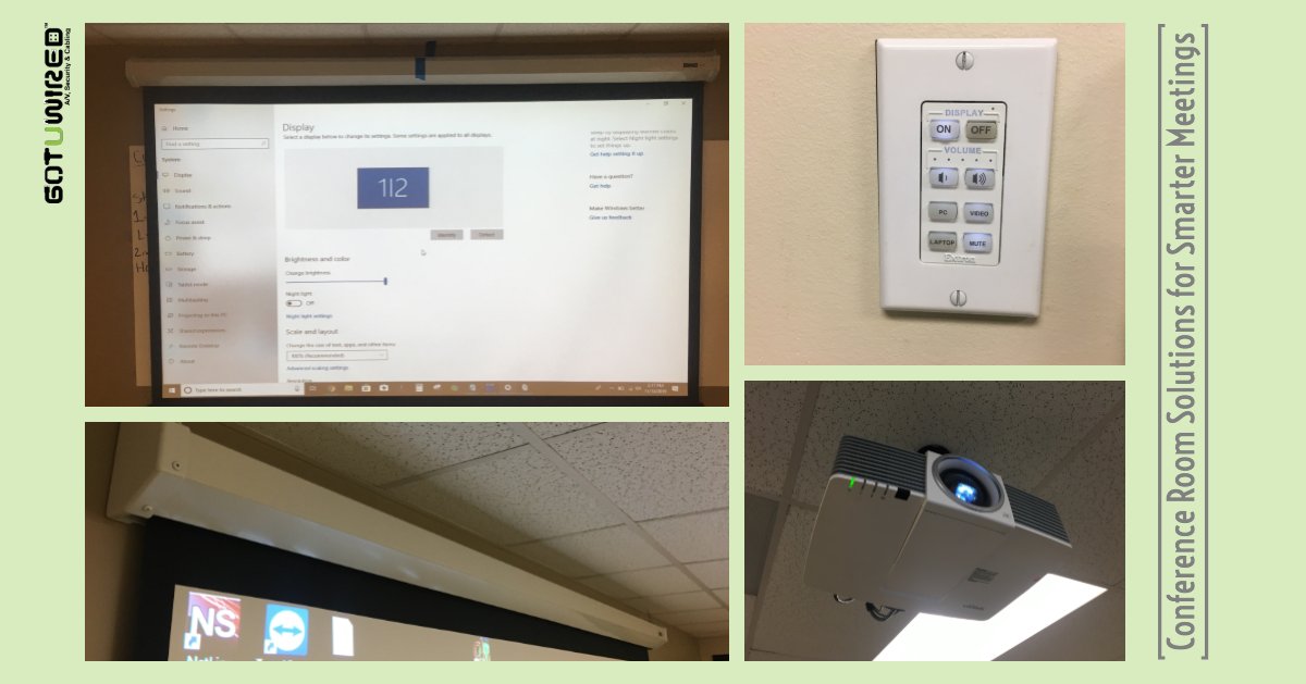 GotUWired's tweet image. #ConferenceRoomSolutions for #SmarterMeetings