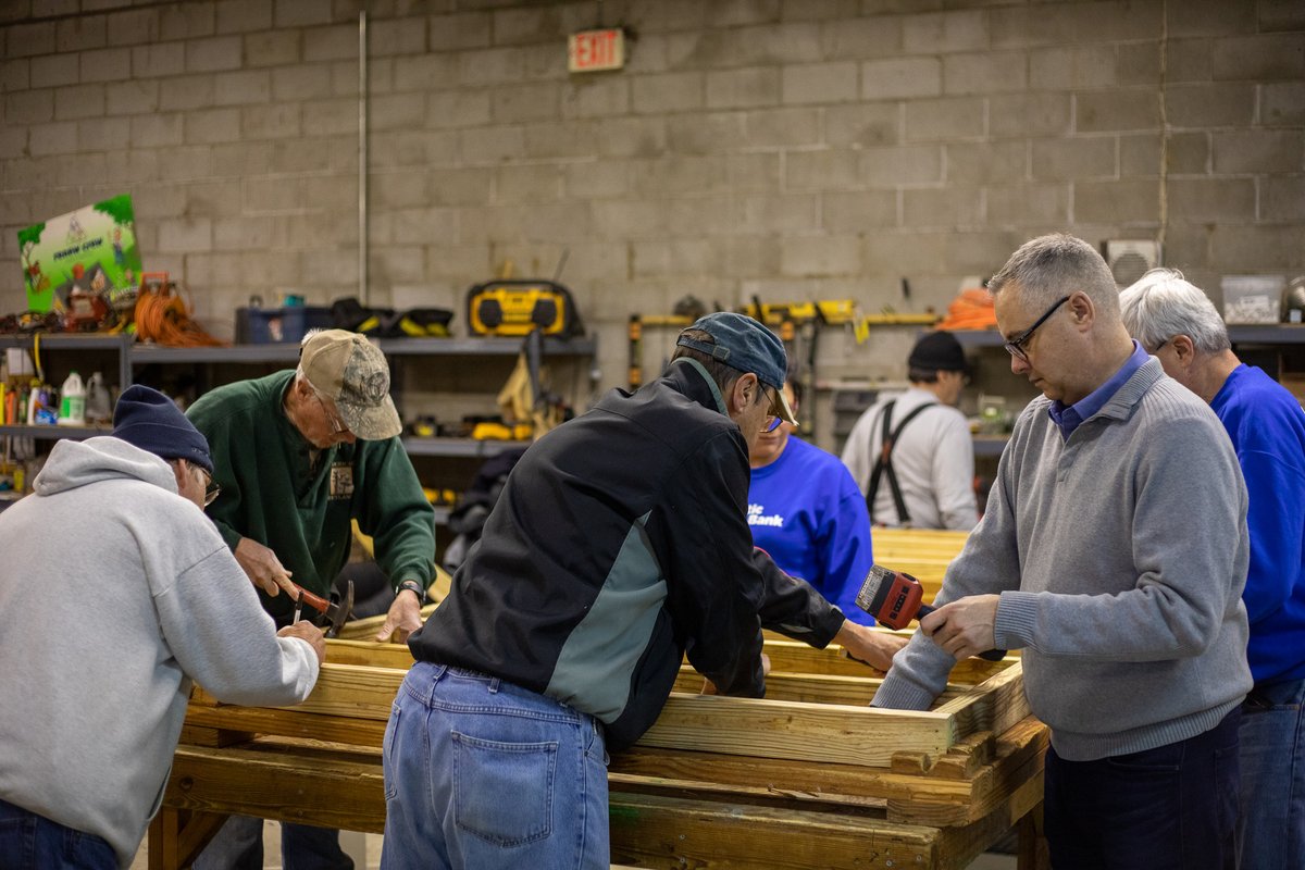 projectHOMES's tweet image. We had the pleasure of working with @Atlantic_Union this week! They came on-site to build modules for wheelchair ramps with our permanent volunteer team. #ImproveLives #rva 🏡