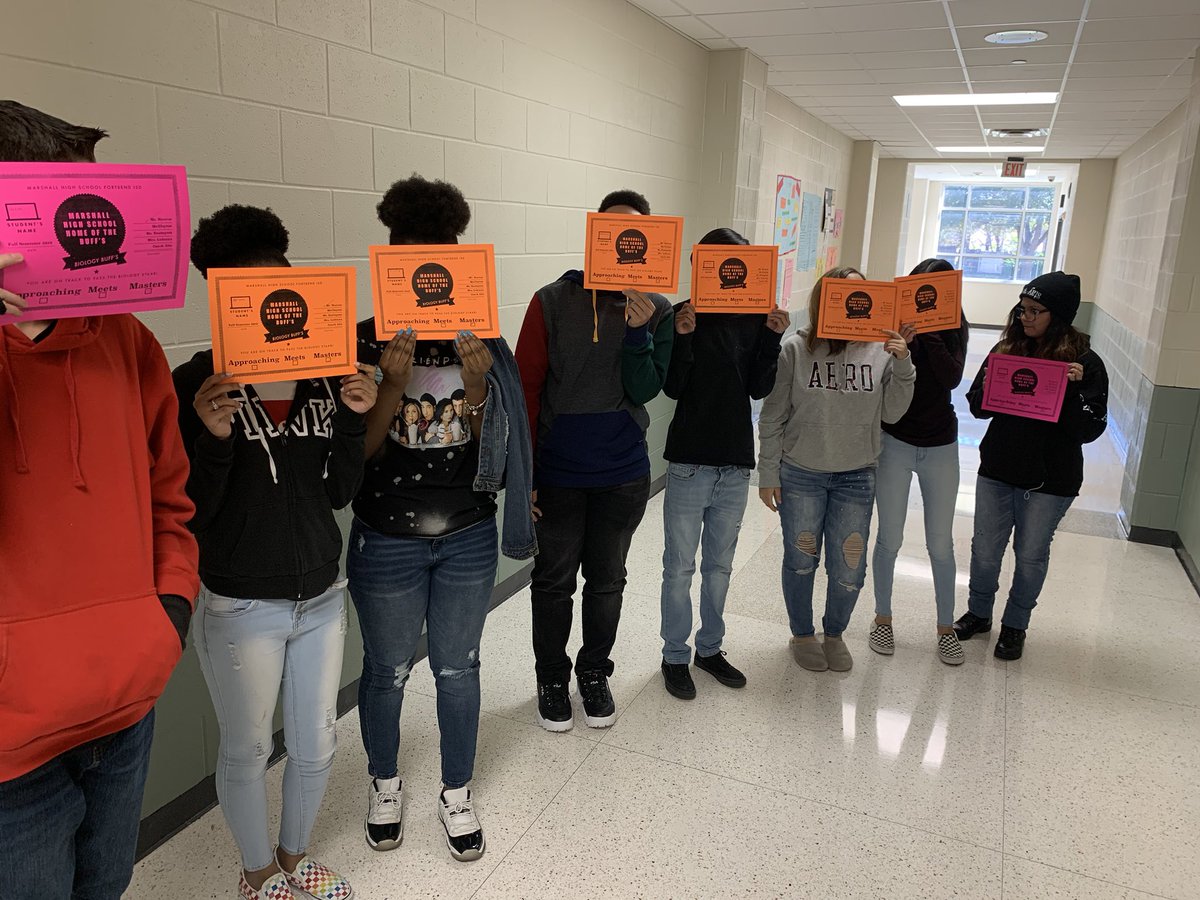 IvraWarren's tweet photo. I decided to show students were they are thus far in the curriculum based off of their fall semester final exam. Three levels approach-meets-masters, coach Rodney Alix explained beautifully how to jump levels and how much time we have to do that! @FortBendISD @MHS_Buffs https://t.co/wkzqpoaqpd