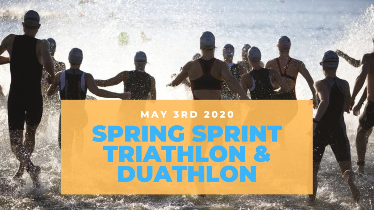 ? Price Alert inside- 24 Hours left! -Spring Sprint Triathlon - May 3rd, 2020 conta.cc/39TO5wG
