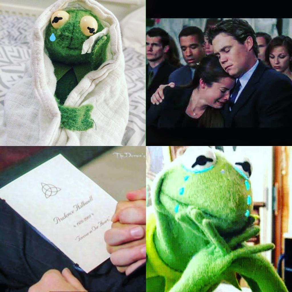 Me everytime I watch the episode of Prues Funeral