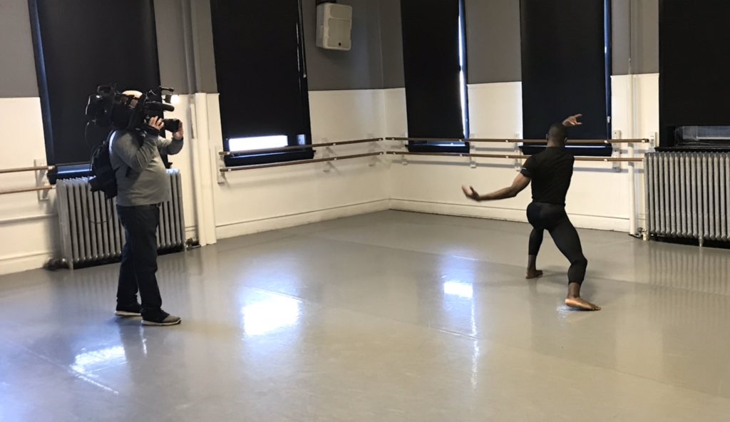 We had a great time with <a href="/fox32news/">FOX 32 News</a> reporter Roseanne Tellez, who covered Patrick Simoniello's "Boys Take on Ballet" program at The Chicago Academy for the Arts today.